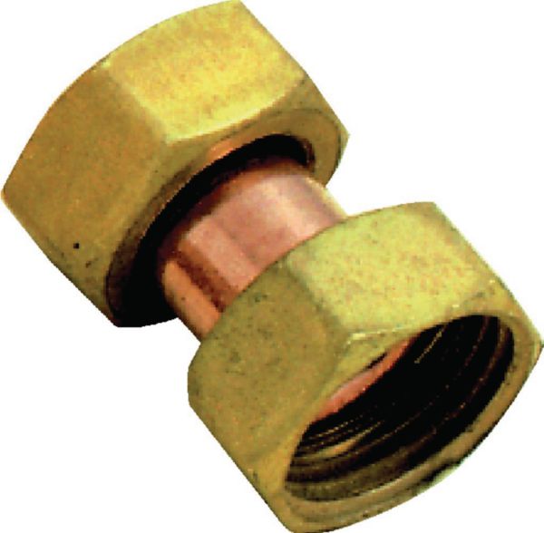Raccord droit femelle-femelle écrou tournant brut 20/27-20/27 (sachet de 2 pièces) 12 bis ALTECH