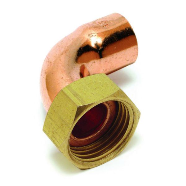 Raccord 2 pièces coudé douille Cu 12/17-14 8002AGcu (sachet de 2 pièces) ALTECH
