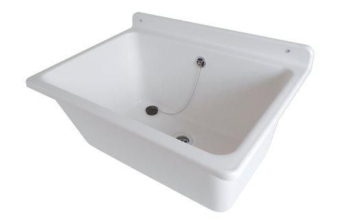 Bac à laver blanc pour fixation murale Réf. BACLAVB