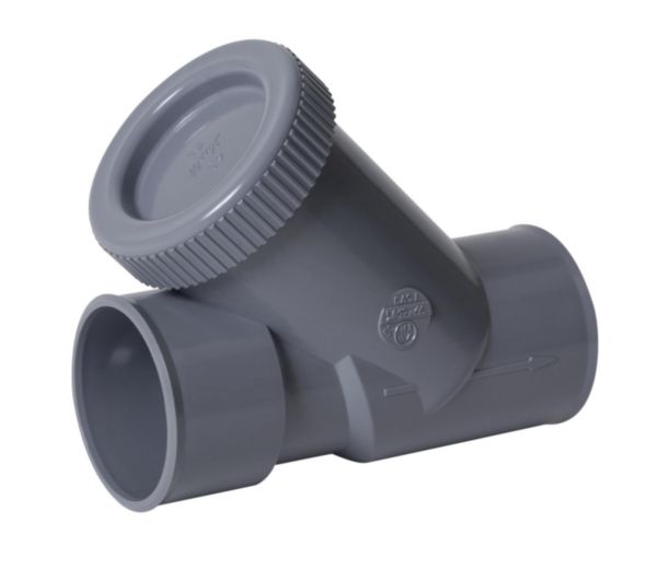 Clapet anti-retour PVC femelle-femelle diamètre 50mm longueur 133,5mm Réf. CASJ4