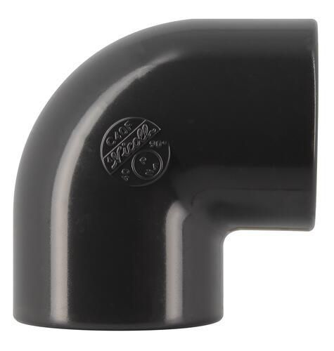 Coude 90° grand rayon PVC diamètre 40mm Réf. C40F