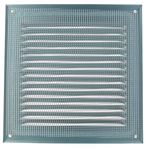 Grille d'aération à visser persienne alu blanc 1LM2020B