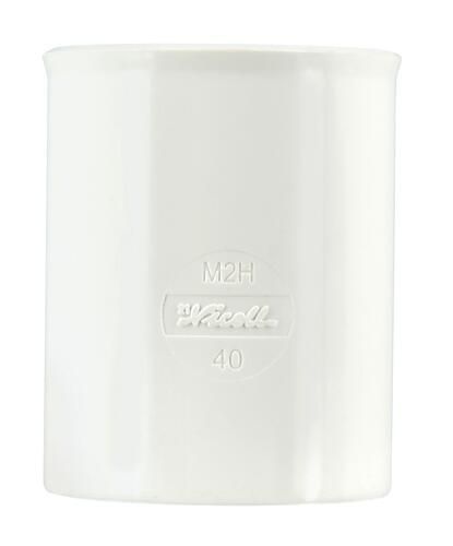 Manchon femelle femelle diamètre 40mm blanc M2HB