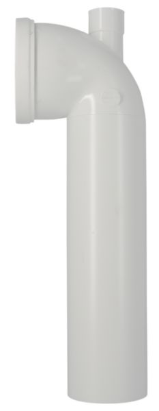 Pipe longue diamètre 100 - 400 85 / 107 avec piquage femelle diamètre 40 mm