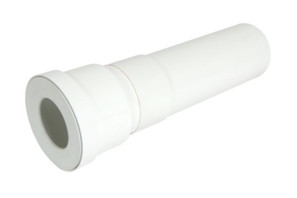 Pipe WC droite diamètre 100 mm longueur 40 cm PVC réf. QW3340