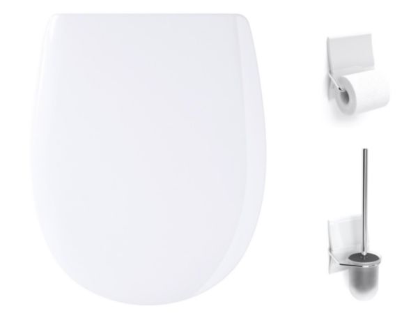 Pack ARIANE + porte-balai + porte-papier blanc Réf. 7PA000105