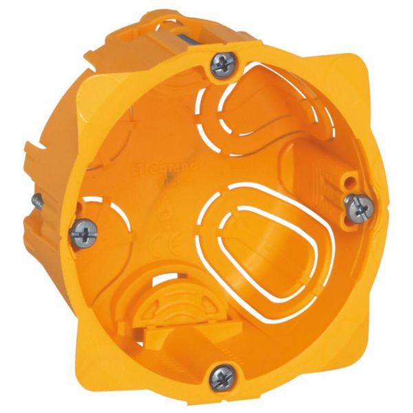 Image principale de Boîte à encastrer Batibox ronde pour cloison sèche 1 poste - diamètre 67 mm - profondeur 40 mm Réf. 090541