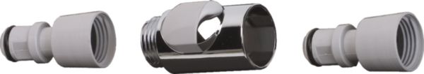 Raccord rapide 15x21 pour utilisation de plusieurs douchettes, chromé Réf 28346000