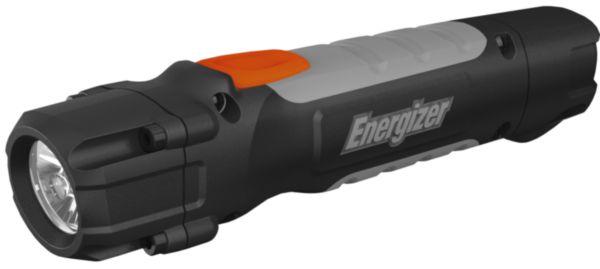 Torche Anti-choc HARDCASE PRO éclairage 4 LED 125 lumens / Portée 90m / Autonomie 10h / Résiste aux chutes de 4m / Etui ceinture + 2 piles AA inclus réf. EHCPRO2