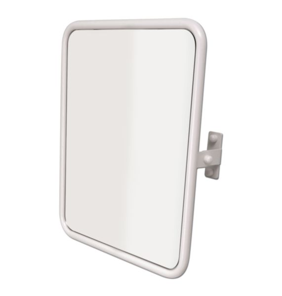 Miroir inclinable en aluminium gainé de nylon réf. 60427