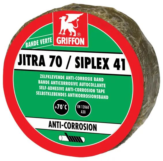 Bande JITRA 70 pour SIPLEX 41 anti corrosion pour tubes enterrés rouleau 5cm x 10m réf 6311667