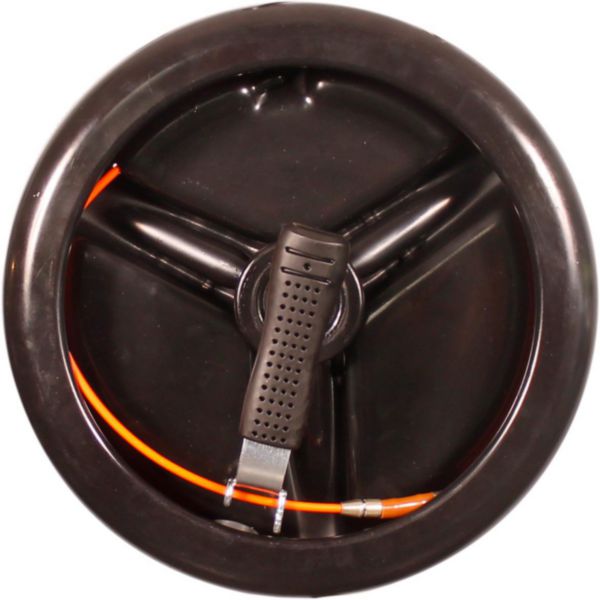 Kit de nettoyage Flexonet 15 mètres diamètre du jonc 4,5mm + 3 hérissons PVC (diamètre 80,111 et 125mm) Réf 2091