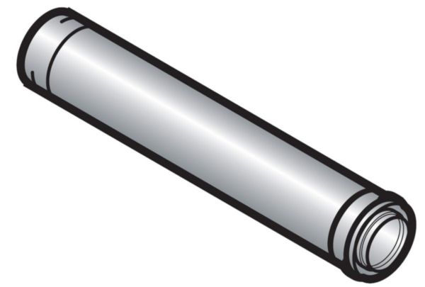 Rallonge PPS diamètre 60 / 100 longueur 1000 mm colis DY682 réf. 84887682