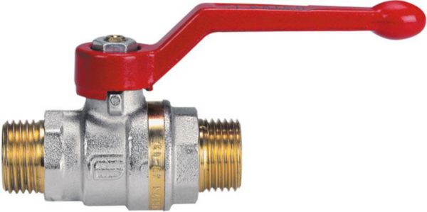 Vanne à sphère PN40 ACS mâle mâle 15x21 réf. 0806R404CD