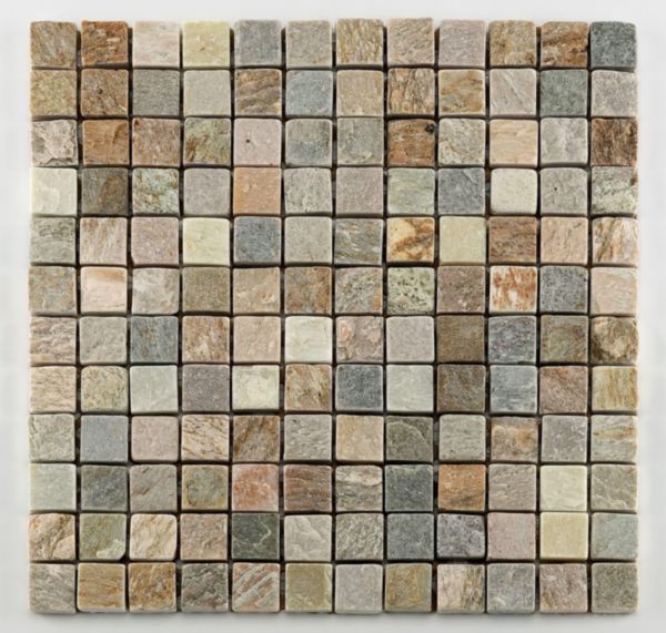 Pierre naturelle Bärwolf quartz mosaïque 30,5x30,5cm Réf. CM-7110