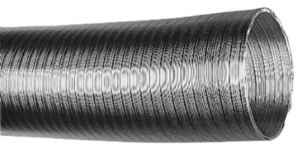 Conduit semi rigide longueur 3m ALFLEX alu compact diamètre 125 - Tôle alu A410 agrafée en spirale - Epaisseur 8/100e mm 11091823