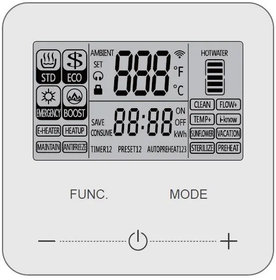 TELECOMMANDE FILAIRE TACTILE XE71-45 3NGR9063
