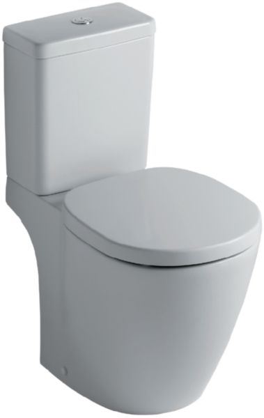 Pack WC prêt à poser CONNECT CUBE, alimentation latérale, sortie horizontale, blanc Réf. E715401