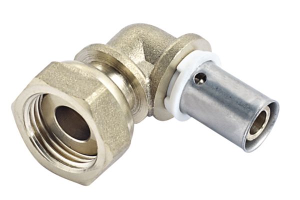 Coude écrou PER à sertir ALTECH femelle D 20 x 27-25 (sachet de 2 pièces)