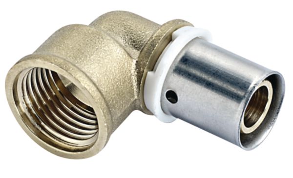 Coude PER à sertir ALTECH femelle D 12-12 x 17 (sachet de 2 pièces)