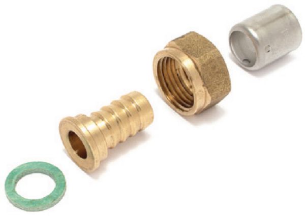 Raccord écrou PER à sertir ALTECH femelle 20x27-25 (sachet de 2 pièces)