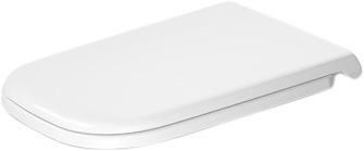 Abattant D-code blanc version longue charnières inox sans amortisseur de fermeture réf. 60310000