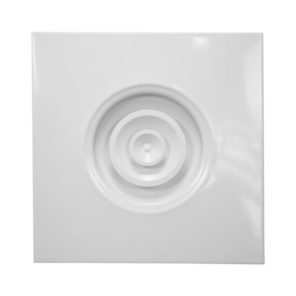 Image principale de Diffuseur cones reglable blanc dalle faux plafond 600x600 dia raccordement 160mm Réf.852421