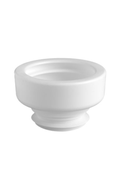 Manchette WC droit N°5 blanche à lèvres Ø 80mm (Aspirambo) Réf. 214-005