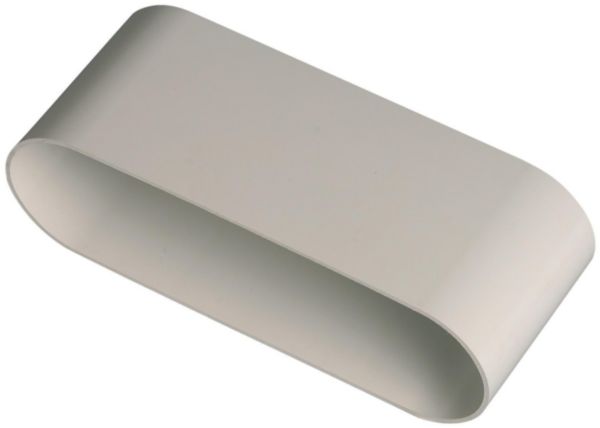 Image principale de Raccord Minigaine blanc male longueur 80mm équivalent D125 (200x60)11023083