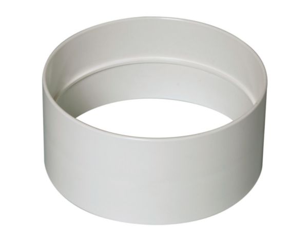 Image principale de Raccord Minigaine blanc femelle pour conduit équivalent D125 11023086