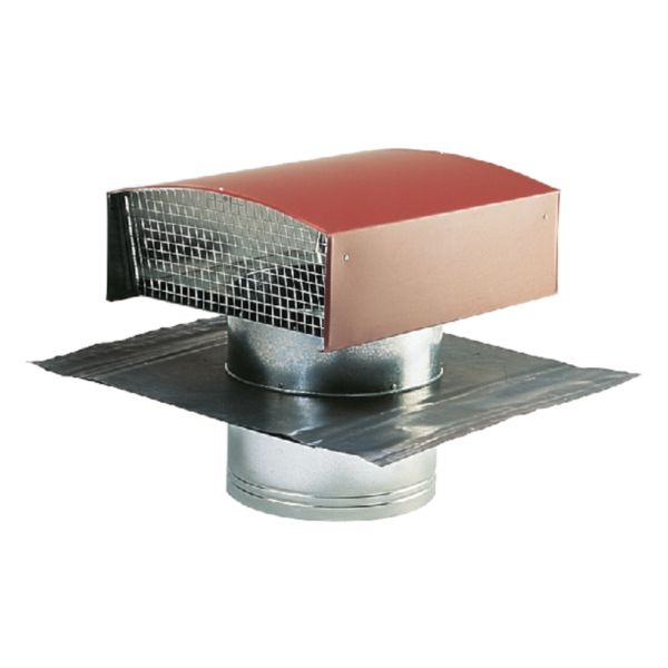 Image principale de Sortie de toit standard en acier galvanisé pour rejet ou prise d'air pour installation VMC 11030110