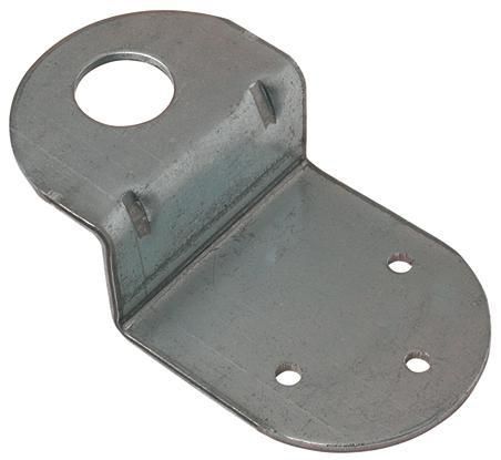 Sac de 50 pattes cambrée: suspension latérale de la gaine ou fixation d'une tige filetée sur paroi horizontale (patte cambrée) 11091024