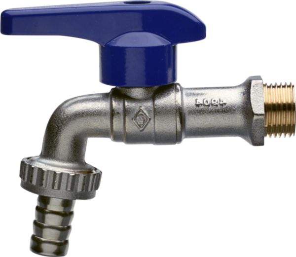 Robinet Altech à tournant sphérique pour l'irrigation E 30 diamètre 15x21 raccord au nez 20 x 27 Laiton Chromé
