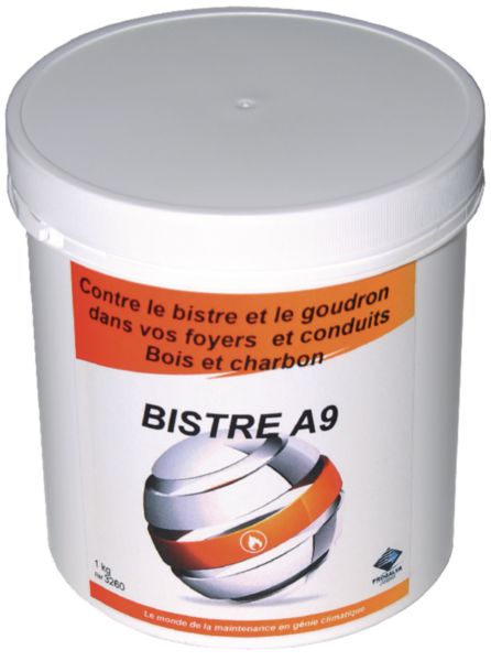 Bistre A9 Produit d'entretien des cheminées bois charbon Réf. 3260