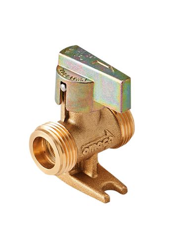 Robinet arrêt 1/4 de tour butane/propane mâle 20x27 réf B182537