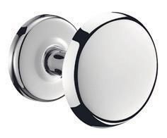 Porte-peignoir 1 tête HYPERECO Inox poli brillant réf. 610