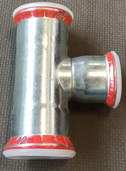 Té réduit acier carbone D42-35-42 Réf 21220