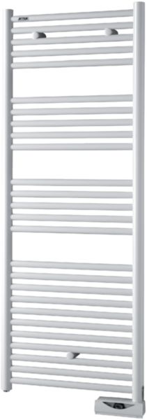 Image principale de Sèche-serviette électrique Acova Atoll Spa régulation Timerprog, Bluetooth, puissance 300W, hauteur 996 mm, largeur 400 mm, Blanc RAL 9016 Réf. TSL-030-040-TF