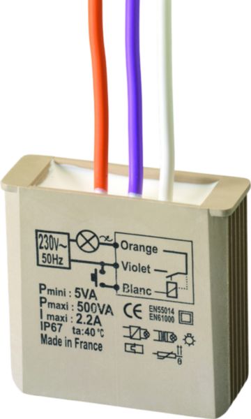 Télévariateur encastré MTV500-E Réf. 5454052