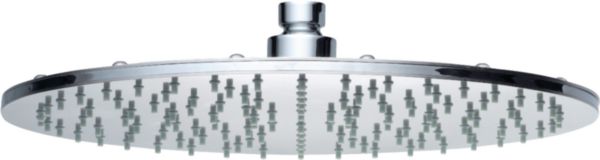 Douche de tête Alterna Plénitude inox ronde D 30 cm, avec rotule orientable, embase 15 / 21, picots anti-calcaire