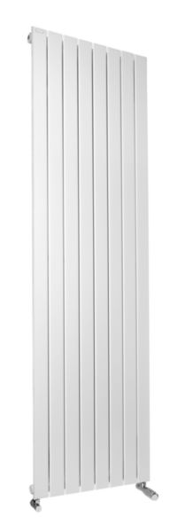 Radiateur eau chaude Fassane Prem's vertical simple 1256W H2000, L592, 4 orifices bas EA50 Réversible, appareil Rév. H/B, Blanc SHX-200-059