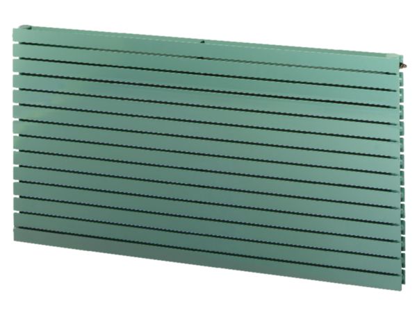 Radiateur eau chaude Acova Altaï horizontal double, puissance 990W (dT50), hauteur 440 mm, largeur 1200 mm, 10 éléments, raccordement latéral de même côté, appareil réversible gauche/droite, Blanc RAL 9016 Réf. VYD-044-120