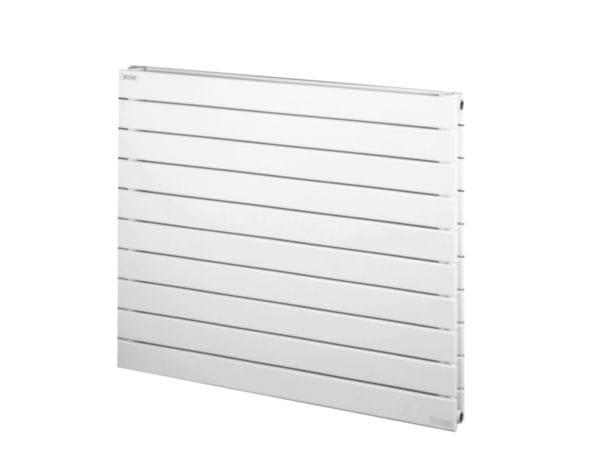 Image principale de Radiateur eau chaude Acova Fassane horizontal double, puissance 668W (dT50), hauteur 444 mm, largeur 800 mm, 6 éléments, raccordement latéral de même côté, appareil réversible gauche/droite, Blanc RAL 9016 Réf. VXD-044-080