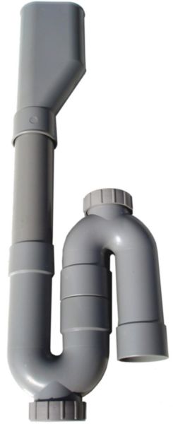 Siphon machine à laver ALTECH double, sortie verticale