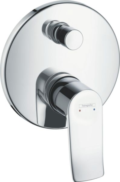 Set de finition METRIS E2 pour mitigeur bain/douche encastré, chromé réf. 31493000