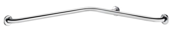Poignée coudée 2 murs D 32 750 x 750 mm inox poli brillant réf. 5120P2
