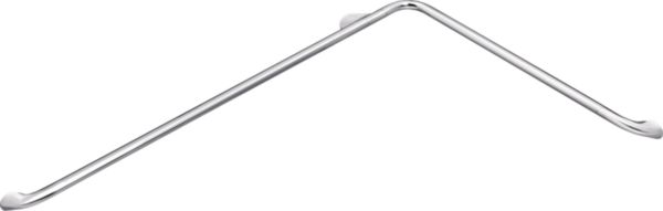 Barre d'appui CONFORT H 900 droite en angle 67 x 101 cm, chromé Réf. AH994CCR