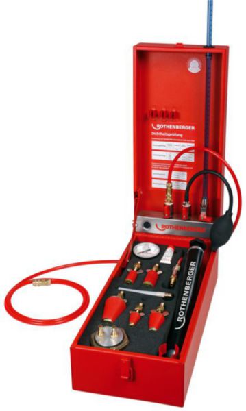 Image principale de Rotest gw 150/4 contrôleur d'étanchéité de gaz avec 5 obturateurs Réf. 61701