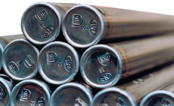 Tube acier soudé galvanisé en10255-w P195T fileté manchonné 48,3 x 2,9