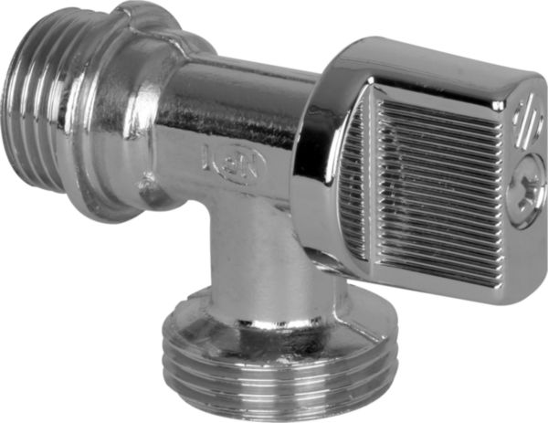 Robinet machine à laver 1/4 de tour 15x21 20x27 L94 réf DEF728U